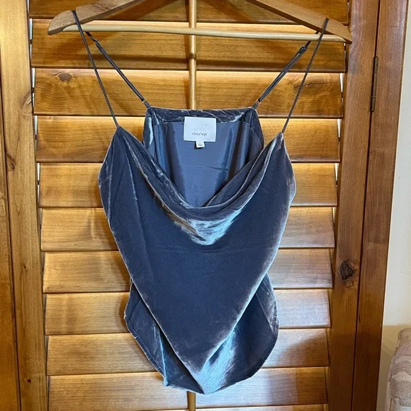Cinq a Sept Marta Velvet Camisole Sz S - Picture 6 of 9